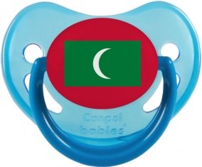 Drapeau Maldives Sucette Physiologique Bleue phosphorescente