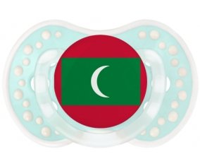 Drapeau Maldives Sucette LOVI Dynamic Retro-turquoise-lagon classique