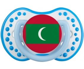 Drapeau Maldives Sucette LOVI Dynamic Blanc-bleu phosphorescente