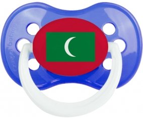Drapeau Maldives Tétine Anatomique Bleu classique