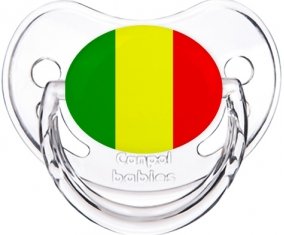 Drapeau Mali Sucette Physiologique Transparent classique