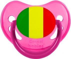 Drapeau Mali Sucette Physiologique Rose phosphorescente