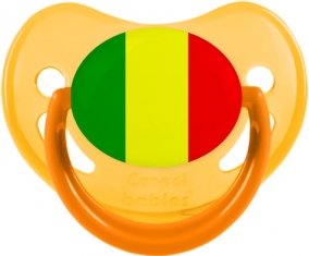 Drapeau Mali Sucette Physiologique Jaune phosphorescente