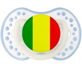 Drapeau Mali Sucette LOVI Dynamic Blanc-cyan classique