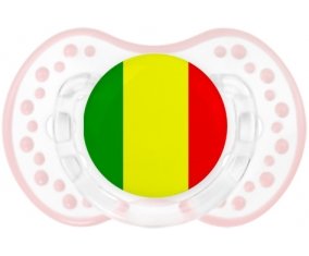 Drapeau Mali Sucette LOVI Dynamic Retro-blanc-rose-tendre classique