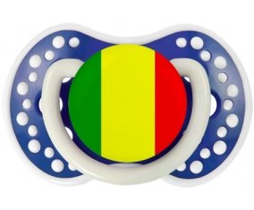 Drapeau Mali Sucette LOVI Dynamic Bleu-marine phosphorescente