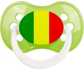 Drapeau Mali Sucette Anatomique Vert classique