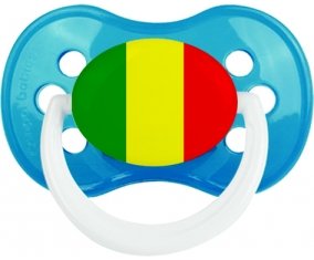Drapeau Mali Sucette Anatomique Cyan classique