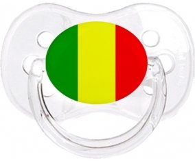 Drapeau Mali Tétine Cerise Transparent classique