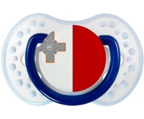 Drapeau Malte Sucete LOVI Dynamic Marine-blanc-bleu classique