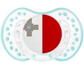 Drapeau Malte Sucete LOVI Dynamic Retro-blanc-lagon classique