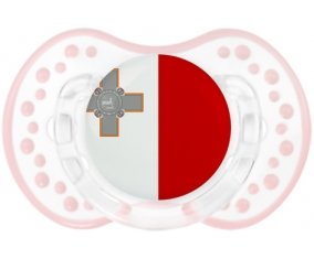 Drapeau Malte Sucete LOVI Dynamic Retro-blanc-rose-tendre classique