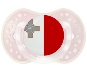 Drapeau Malte Sucete LOVI Dynamic Retro-rose-tendre classique