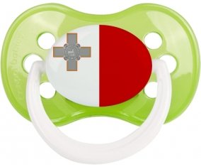 Drapeau Malte Sucete Anatomique Vert classique