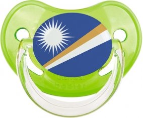 Drapeau Iles Marshall Sucete Physiologique Vert classique