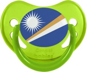 Drapeau Iles Marshall Sucete Physiologique Vert phosphorescente