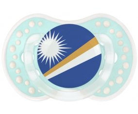Drapeau Iles Marshall Tétine LOVI Dynamic Retro-turquoise-lagon classique