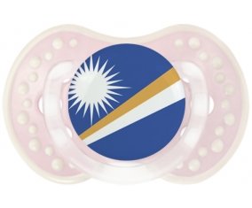 Drapeau Iles Marshall Tétine LOVI Dynamic Retro-rose-tendre classique