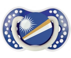 Drapeau Iles Marshall Tétine LOVI Dynamic Bleu-marine phosphorescente