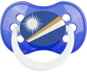 Drapeau Iles Marshall Sucette Anatomique Bleu classique