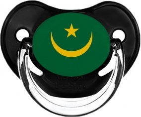 Drapeau Mauritanie Sucette Physiologique Noir classique
