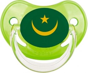 Drapeau Mauritanie Sucette Physiologique Vert classique
