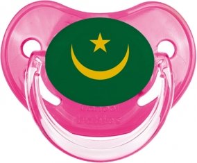Drapeau Mauritanie Sucette Physiologique Rose classique