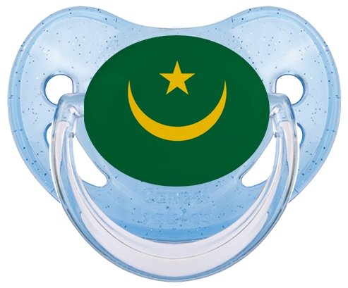 Sucette Drapeau Mauritanie Embout Physiologique personnalisée