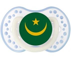 Drapeau Mauritanie Sucette LOVI Dynamic Blanc-cyan classique