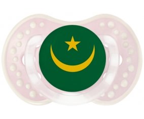 Drapeau Mauritanie Sucette LOVI Dynamic Retro-rose-tendre classique