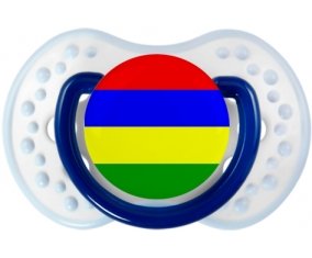 Drapeau Ile Maurice Sucete LOVI Dynamic Marine-blanc-bleu classique