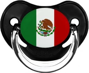 Drapeau Mexique Sucette Physiologique Noir classique