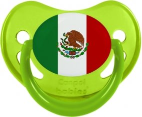 Drapeau Mexique Sucette Physiologique Vert phosphorescente