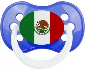 Drapeau Mexique Tétine Anatomique Bleu classique