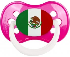 Drapeau Mexique Tétine Anatomique Rose foncé classique