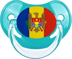 Drapeau Moldavie : Sucette Physiologique personnalisée