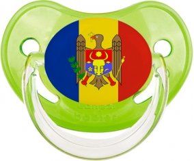 Drapeau Moldavie Sucette Physiologique Vert classique