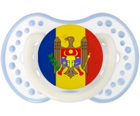 Drapeau Moldavie Sucette LOVI Dynamic Blanc-cyan classique