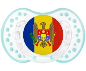 Drapeau Moldavie Sucette LOVI Dynamic Retro-blanc-lagon classique