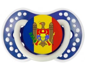 Drapeau Moldavie Sucette LOVI Dynamic Bleu-marine phosphorescente