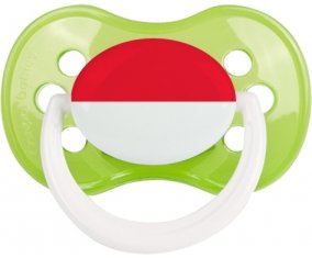 Drapeau Monaco Sucete Anatomique Vert classique