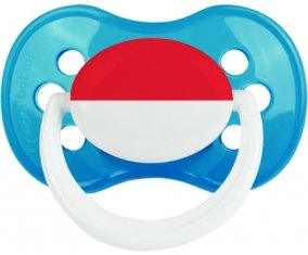 Drapeau Monaco Sucete Anatomique Cyan classique