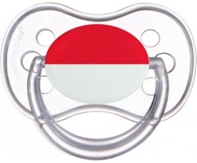 Drapeau Monaco Sucete Anatomique Transparente classique