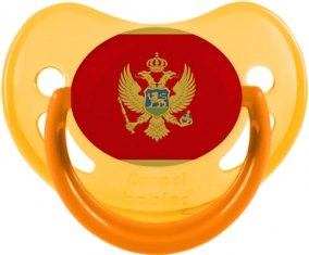 Drapeau Monténégro Sucete Physiologique Jaune phosphorescente