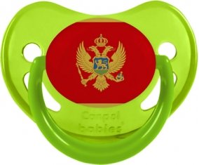 Drapeau Monténégro Sucete Physiologique Vert phosphorescente