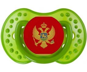 Drapeau Monténégro Tétine LOVI Dynamic Vert classique