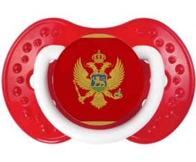 Drapeau Monténégro Tétine LOVI Dynamic Blanc-rouge classique
