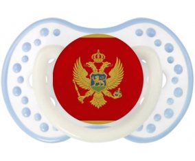 Drapeau Monténégro Tétine LOVI Dynamic Blanc-cyan classique