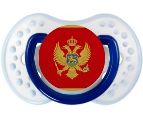 Drapeau Monténégro Tétine LOVI Dynamic Marine-blanc-bleu classique