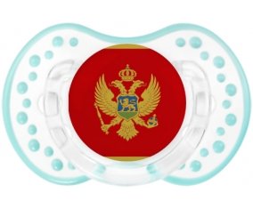 Drapeau Monténégro Tétine LOVI Dynamic Retro-blanc-lagon classique